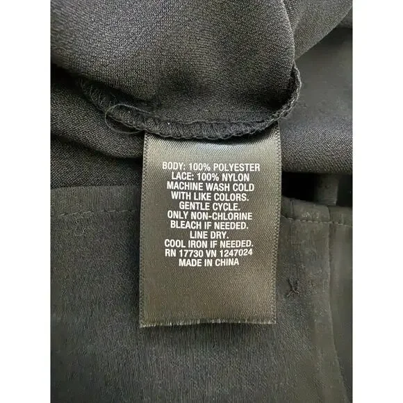 Black Bell Sleeved Dress By Mossimo Size Medium - Picture 5 of 6